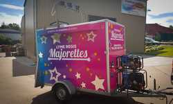 Trailer Graphics for Lyme Regis Majorettes Trailer Graphics for Lyme Regis Majorettes