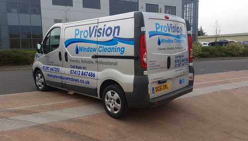 Pro Vision Window Cleaning Van Graphics