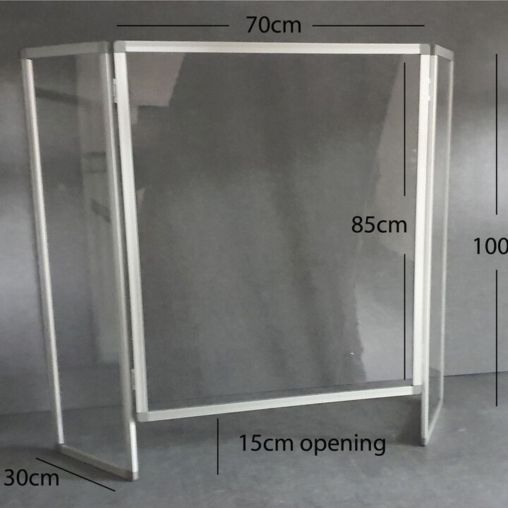 Foldable Protective Screen Dimensions