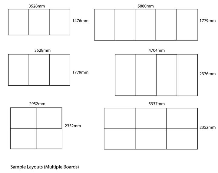 Whiteboard Wall Sample Layouts