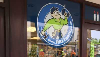 Shop Front Signage for RKL Tools, Axminster