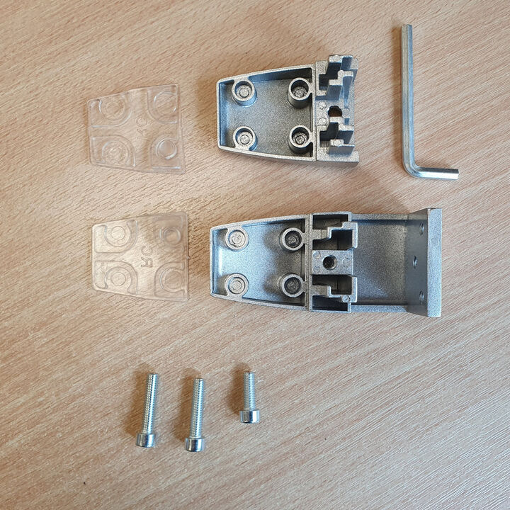 color desk clamp individual parts
