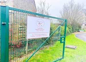 New Gate Sign for Mosterton Pre-School New Gate Sign for Mosterton Pre-School