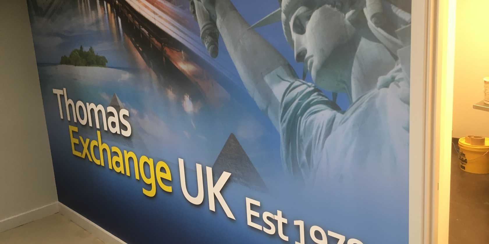 Custom Wallpaper for Thomas Exchange, London