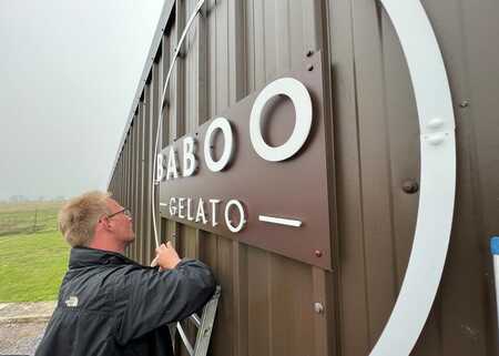 A Decade of Branding Support for Baboo Gelato: Signage, Van Graphics and Freezer Wraps in Dorset A Decade of Branding Support for Baboo Gelato: Signage, Van Graphics and Freezer Wraps in Dorset
