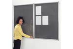 Internal Lockable Felt Notice Board