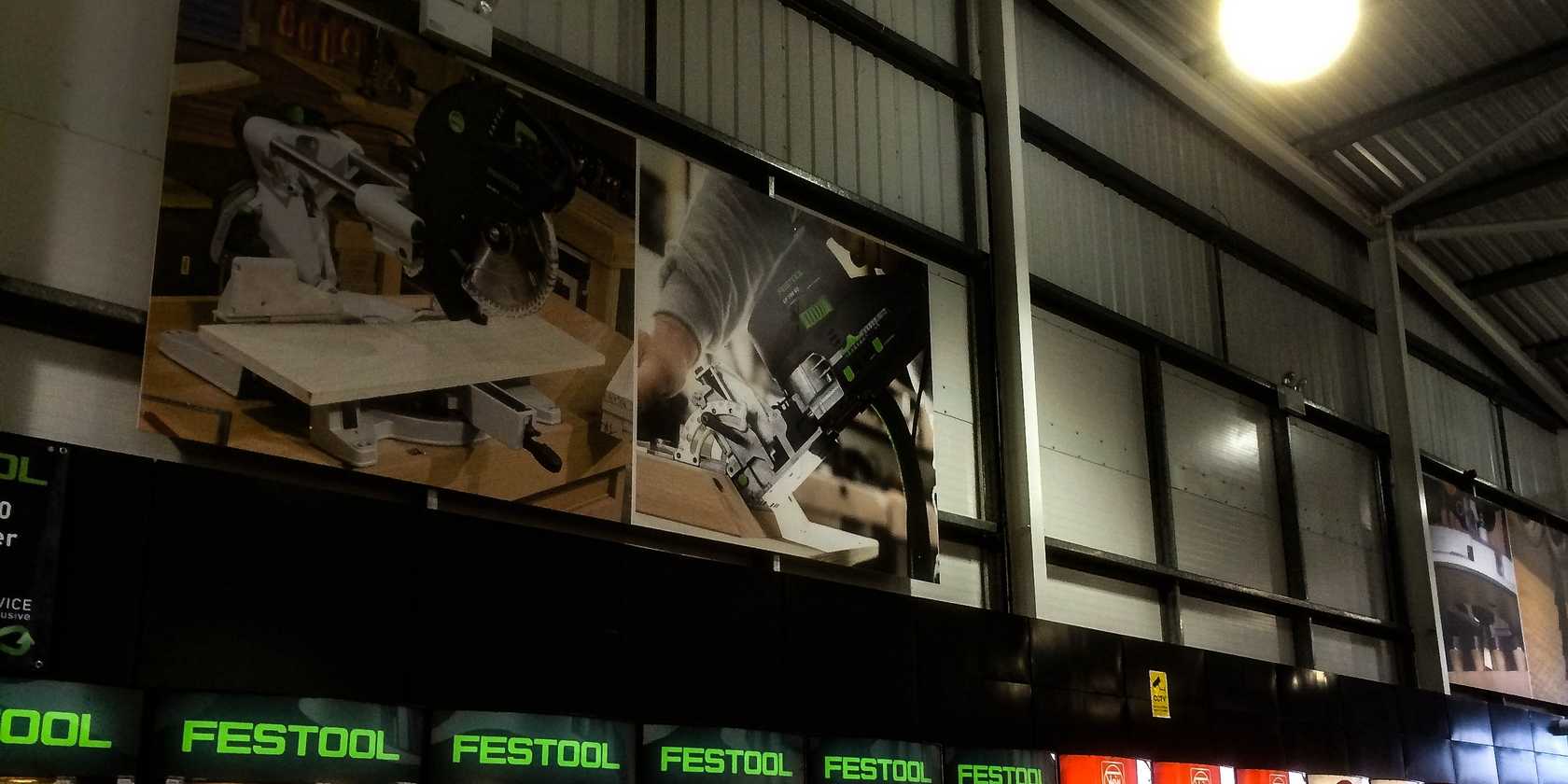 Retail Display for Axminster Power Tools