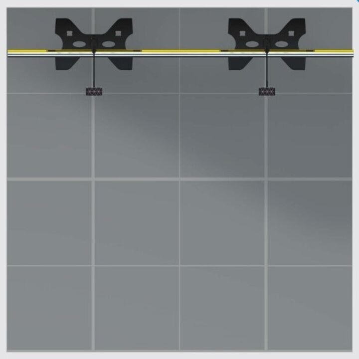 2m x 2m Linked Twist2 Banner Stand Display Wall - Back Wall Only - Birds Eye View.jpg