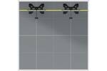 2m x 2m Linked Twist2 Banner Stand Display Wall - Back Wall Only - Birds Eye View.jpg