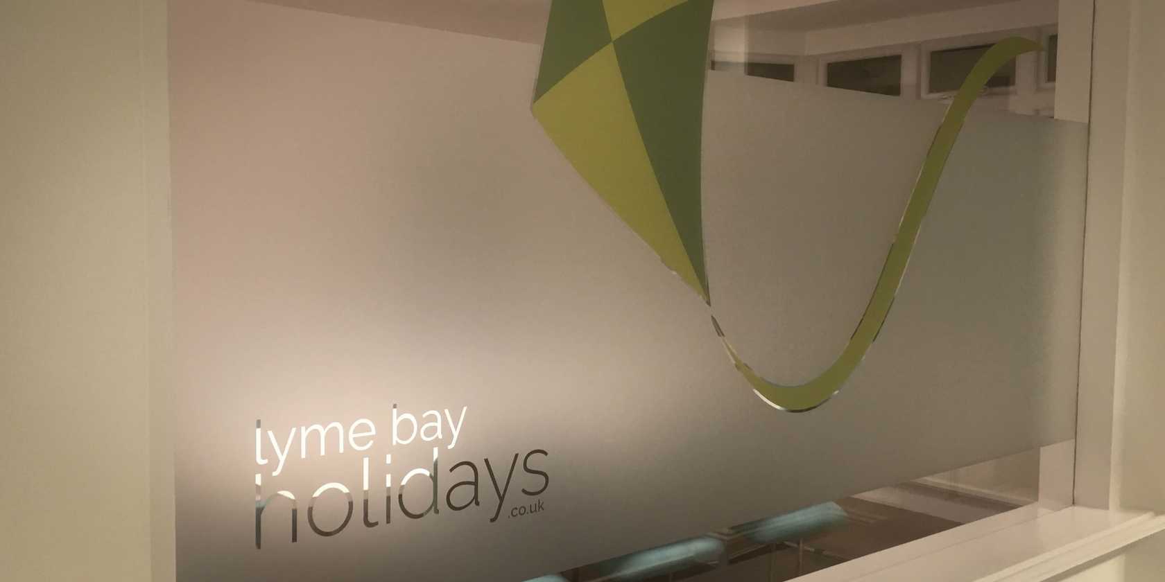 Lyme Bay Holidays Window Graphics