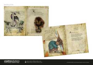 Graphic Design - Wedding Invitations Storybook Theme