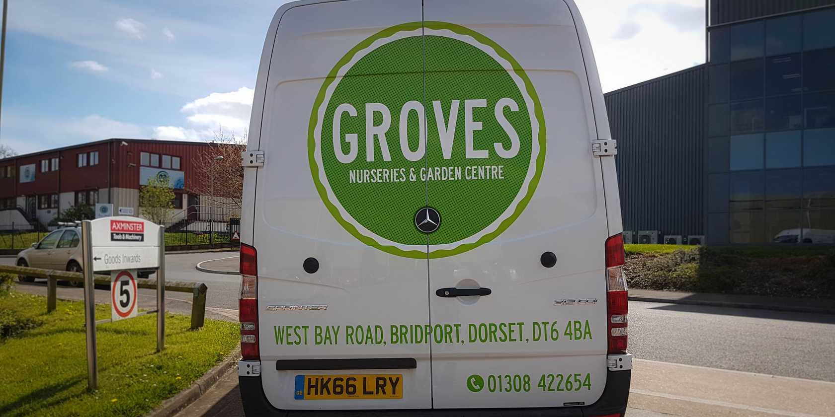 Groves Nurseries Vehicle Graphics
