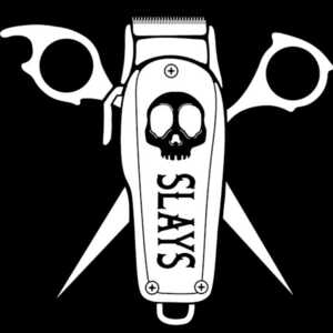 Recreated / Vectorised Slays Barbers Logo