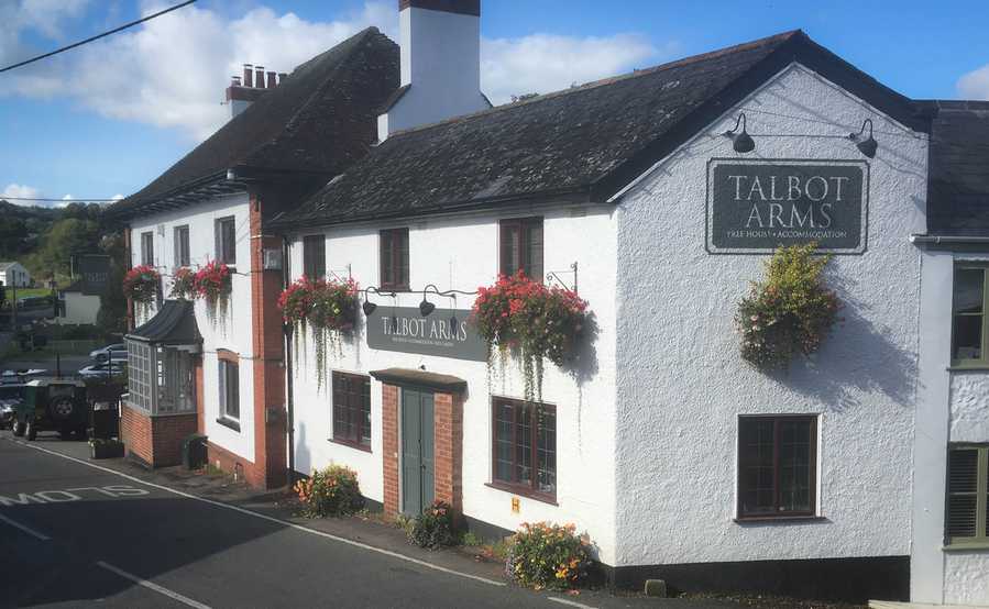 The Talbot Arms Inn Signage