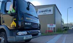 Lorry Cab Wrap for Bridport Building Supplies Lorry Cab Wrap for Bridport Building Supplies
