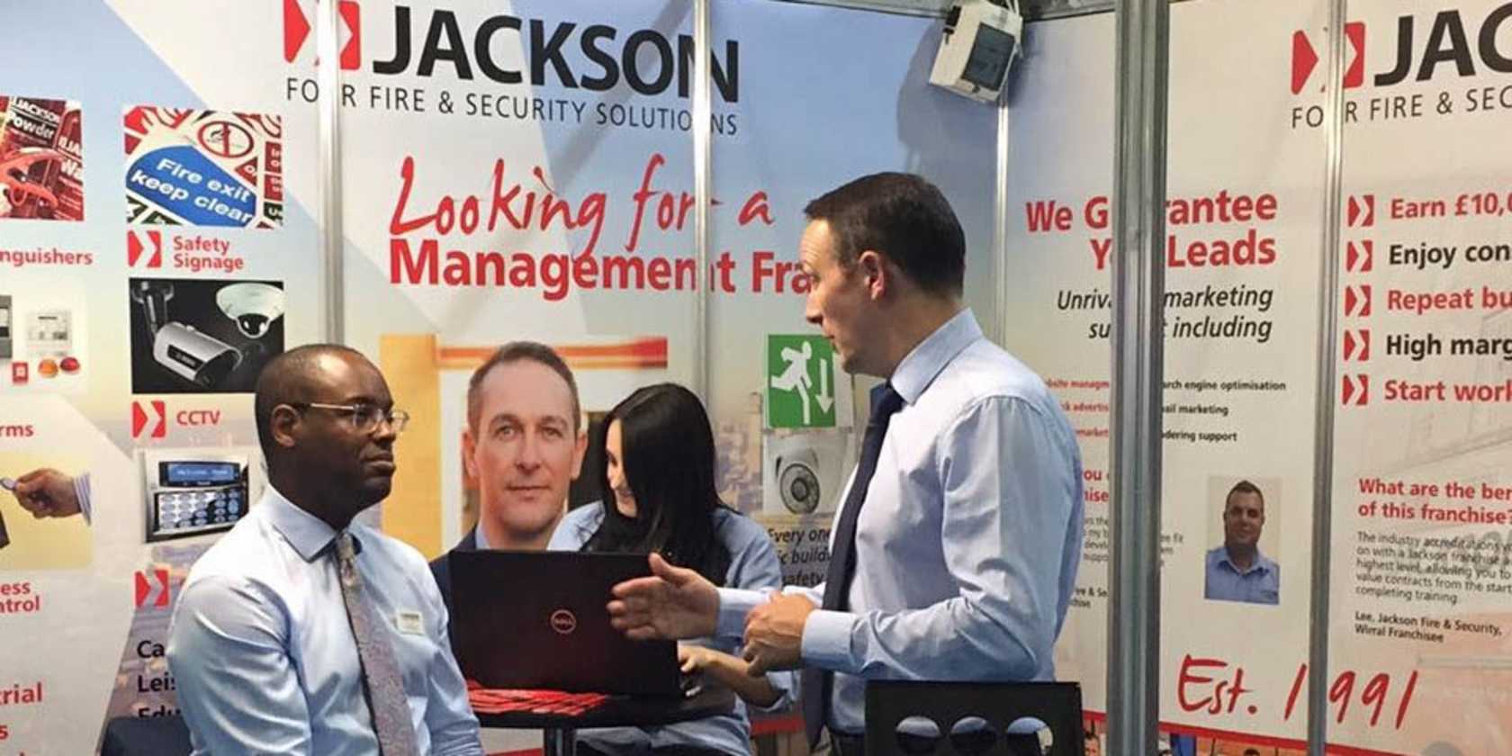 Exhibition Stand Design for Jackson Fire and Security Solutions