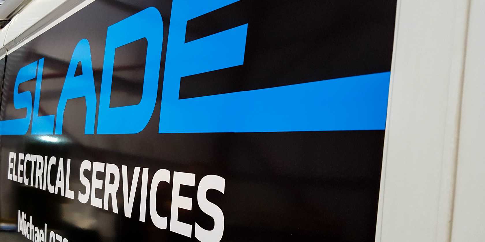 Slade Electrical Services Van Graphics