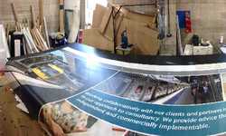 Rollable Exhibition Wall Panels for Network Rail