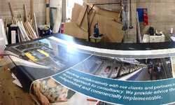 Rollable Exhibition Wall Panels for Network Rail Rollable Exhibition Wall Panels for Network Rail