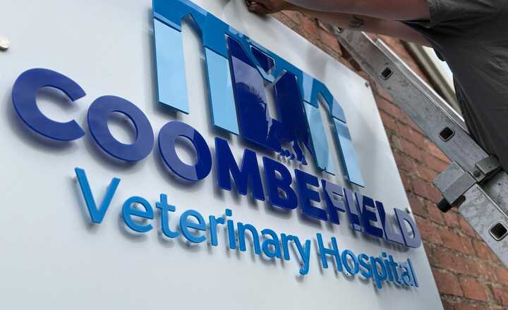 Full Signage and Wayfinding Refresh for Coombefield Vets in Axminster and Seaton