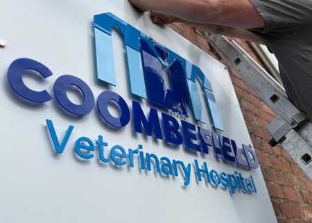 Full Signage and Wayfinding Refresh for Coombefield Vets in Axminster and Seaton