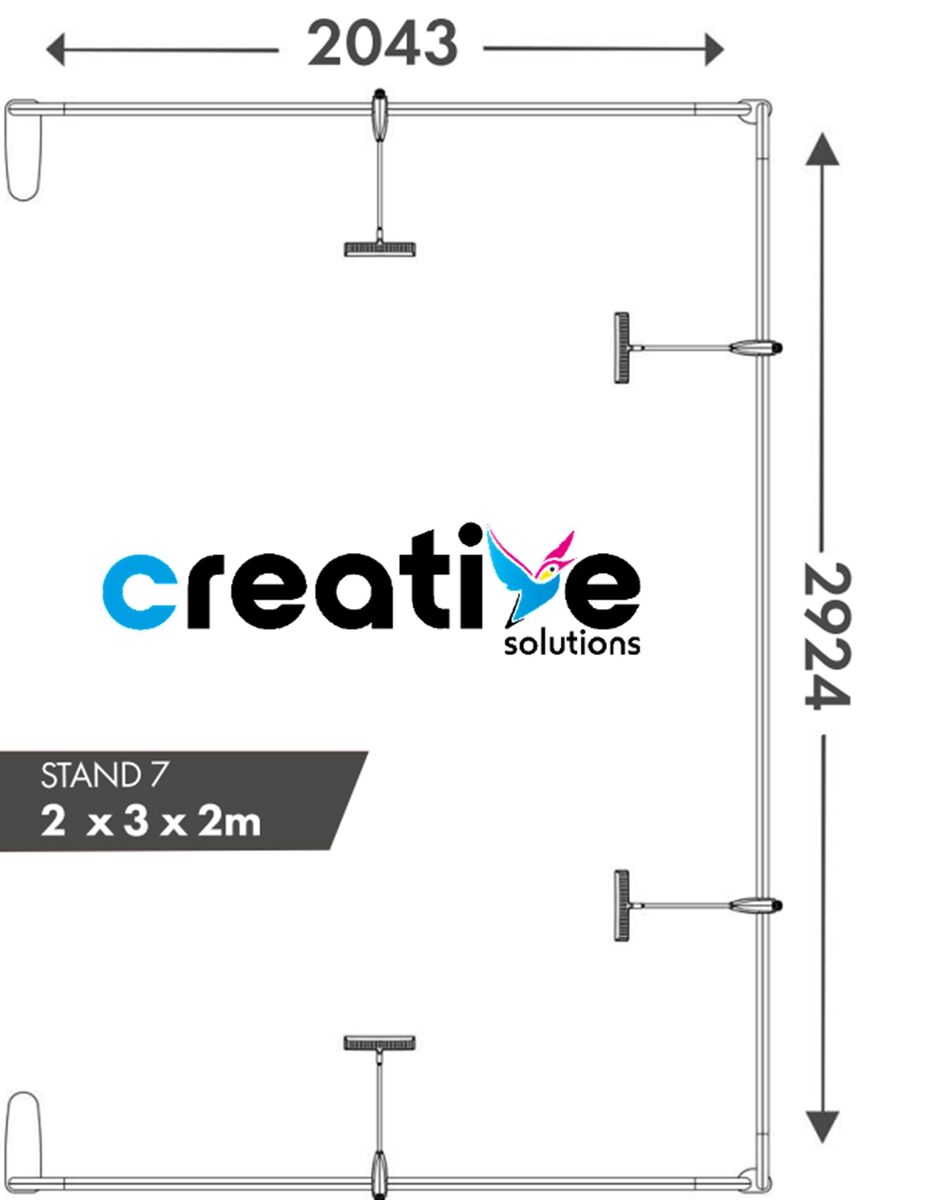 3x2 Shell Scheme Fabric Exhibition Stand Dimensions - Creative Solutions.jpg