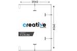 3x2 Shell Scheme Fabric Exhibition Stand Dimensions - Creative Solutions.jpg