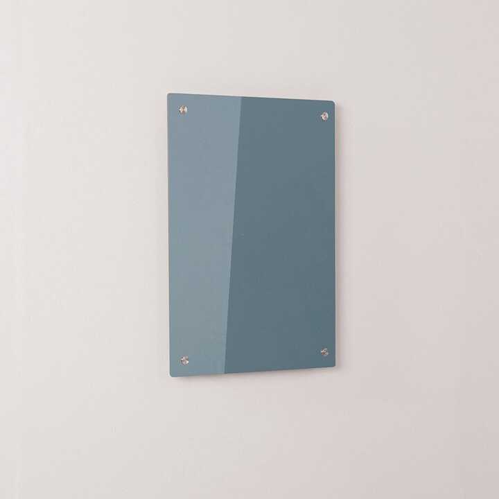 450 x 600mm - Grey - WriteOn® Magnetic Coloured Glassboards
