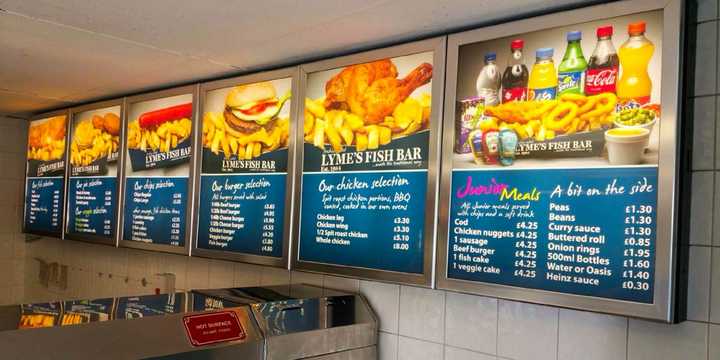 Backlit Lightbox Retail Display