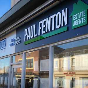 Shop Fascia Signage - Paul Fenton Estate Agent Signage