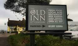 External Pub Signage for The Old Inn, Kilmington External Pub Signage for The Old Inn, Kilmington