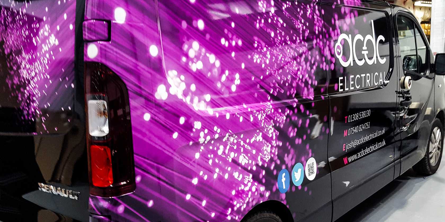 Van Signwriting ACDC Electrical Services