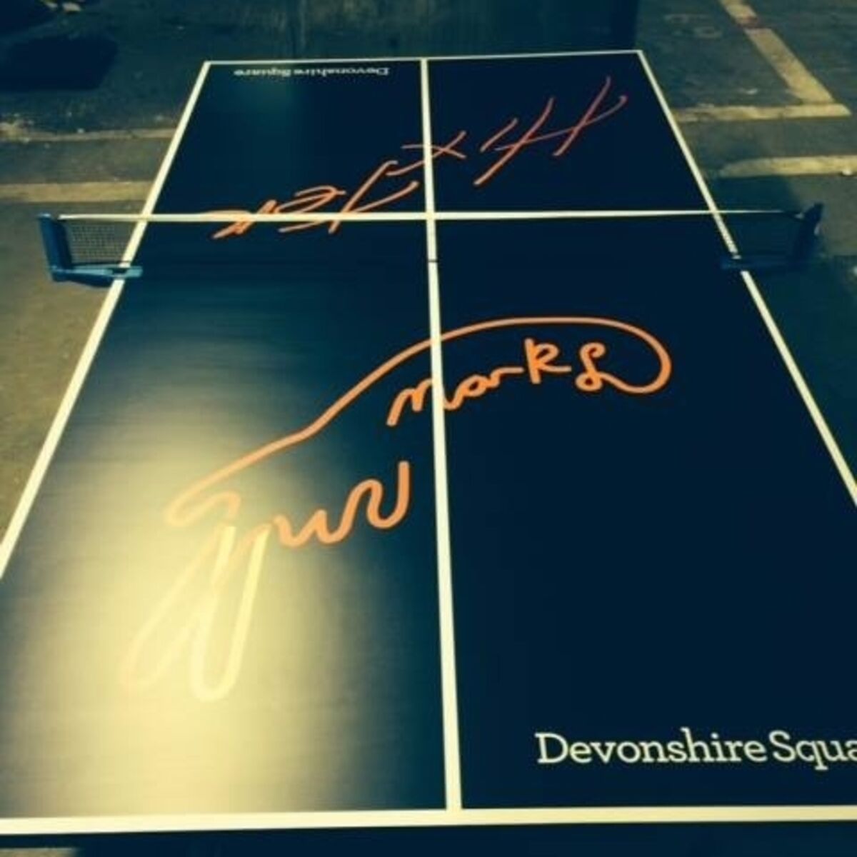 Hix Restaurant Bespoke Table Tennis Table