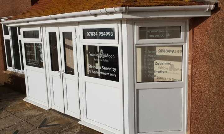 Window Vinyl for Pebble Moon Holistic Therapies