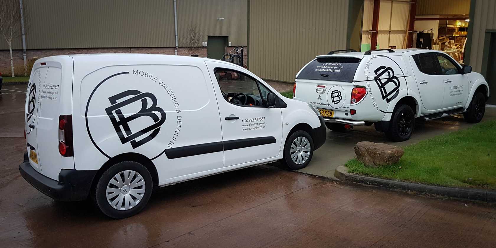 Vehicle Livery for BB Valeting