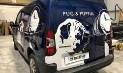 Van Graphics for Pug & Puffin Van Graphics for Pug & Puffin