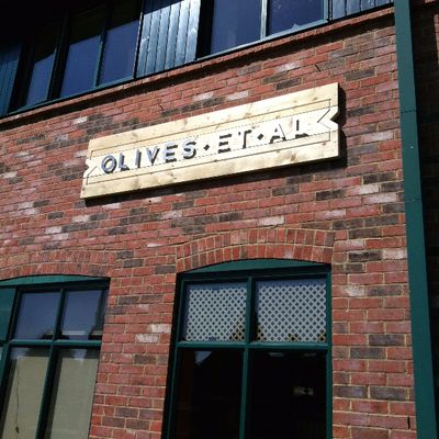 Olives Et Al Bespoke Wooden Sign