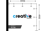4x4 Shell Scheme Fabric Exhibition Stand Dimensions - Creative Solutions.png