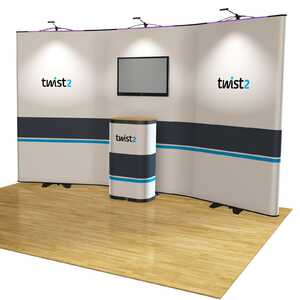 Twist2 Modular Banner Stand Display Walls