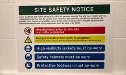 Site Health & Safety Signs for SAS Wireless 