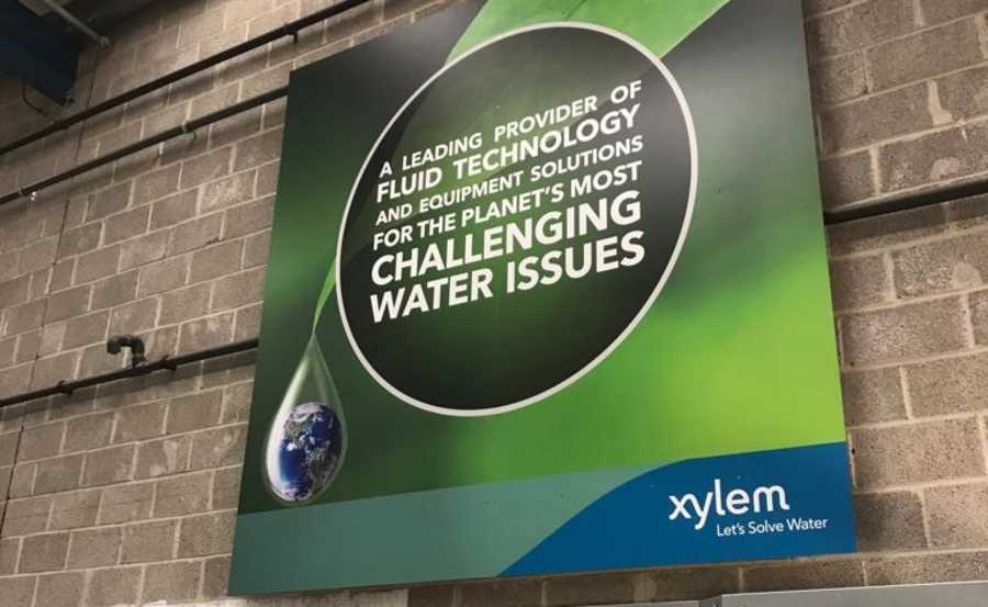 Large Indoor Signage for Xylem