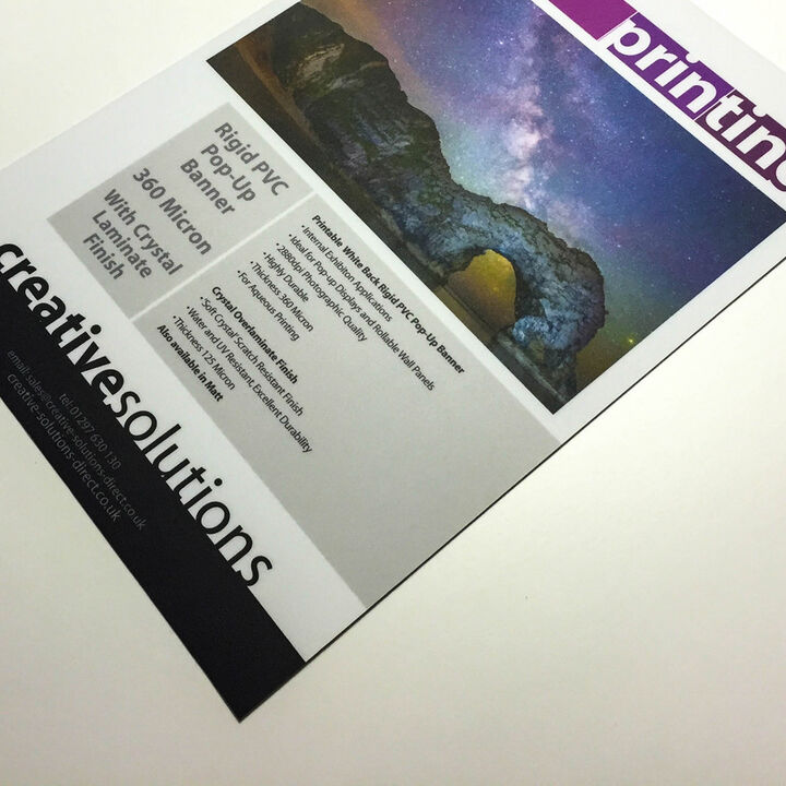 Rigid PVC Pop Up Banner