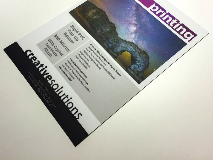 Rigid PVC Pop Up Banner