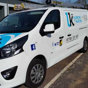 LK Plumbing and Heating Van Signwriting