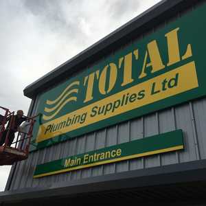 Outdoor Industrial Estate Signage for Total Plumbing Supplies