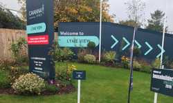 Small Branded Post-Mounted Sign for Cavanna Homes Small Branded Post-Mounted Sign for Cavanna Homes