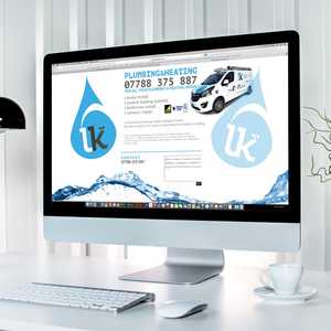 Website Design and Vehicle Graphics for LK Plumbing & Heating