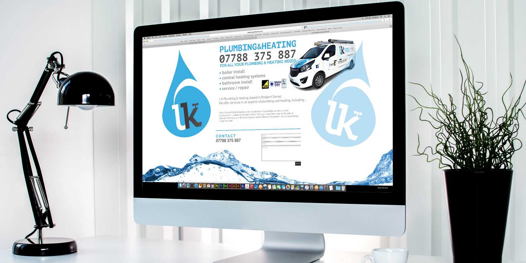 Website Design for LK Plumbing and Heating