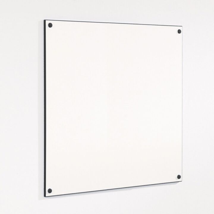 600 x 900mm - Black - WriteOn® Coloured Edge Non-Magnetic Whiteboard