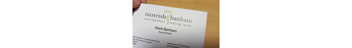 Business Cards Morrish and Banham